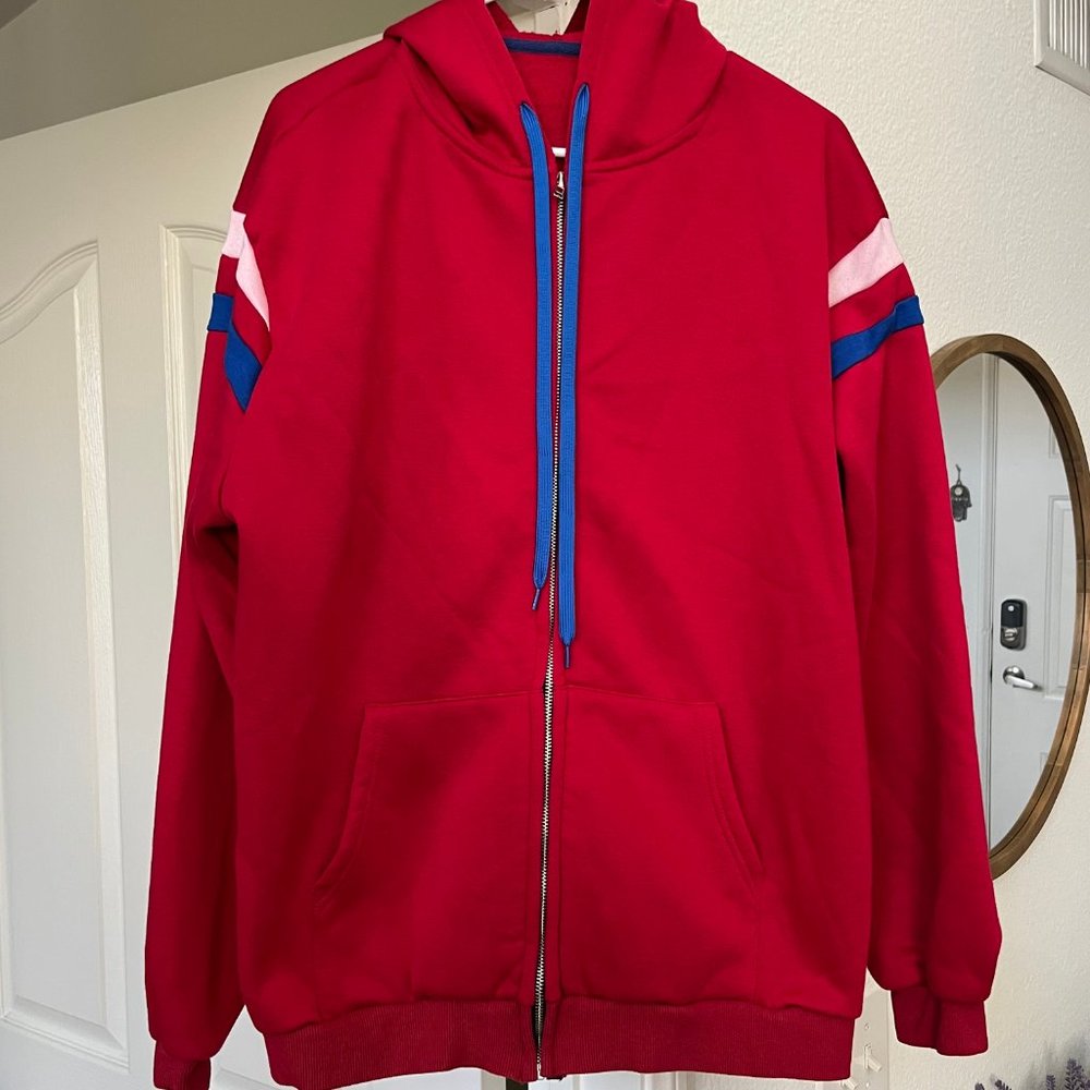 Amazon CosIdol Womens Wanda Maximoff Hoodie Cosplay Costume Zip Coat